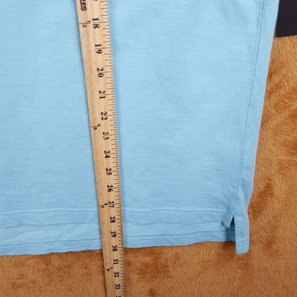BLOOMINGDALES Mens Polo Shirt XXL Blue Pullover Lightweight 100% Cotton Preppy - Picture 5 of 6